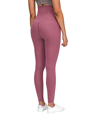 meilun Pantalones suaves de maternidad para yoga, leggings elásticos, para descansar, yoga, pijama, pantalones cómodos para embarazo. - morado - Medium