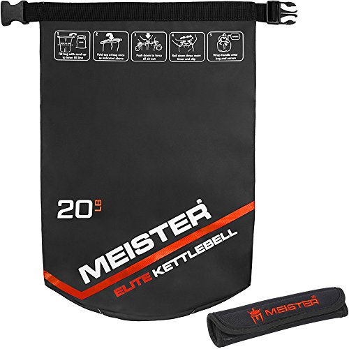 Meister Elite Pesa Rusa de Arena portátil - Pesa de Saco de Arena Suave - 15lb / 6,8kg