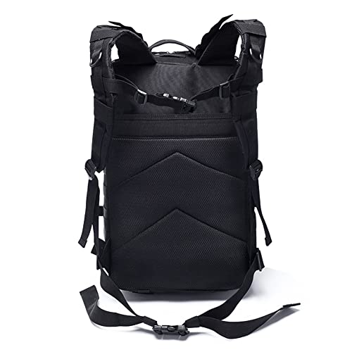 Memories Mochila 45L Tactica Militar Impermeable para Crossfit Caza Senderismo Gimnasio y Deportes al Aire Libre. (Negro 2)