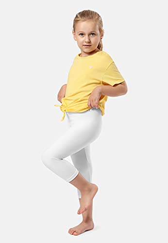 Merry Style Leggins Mallas Deportivas Cortos Niña MS10-353 (Blanco, 146)