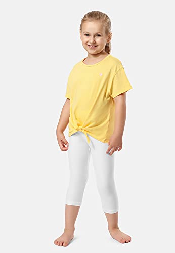 Merry Style Leggins Mallas Deportivas Cortos Niña MS10-353 (Blanco, 146)