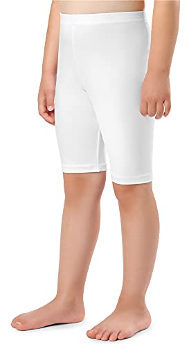 Merry Style Leggins Mallas Deportivas Cortos Niña MS10-353 (Blanco, 146)