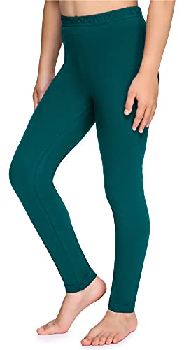 Merry Style Leggins Mallas Pantalones Largos Ropa Deportiva Niña MS10-225 (Verde Esmeralda,140)