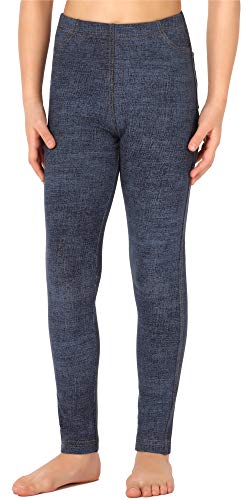 Merry Style Leggins Mallas Pantalones Largos Ropa Deportiva Niña MS10-341 (Jeans, 122 cm)