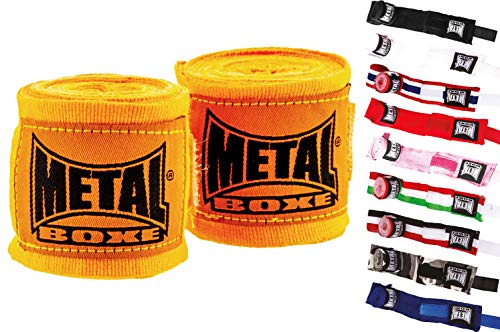 METAL BOXE - Cinta para Entrenamiento (4,50 m), Color Rojo