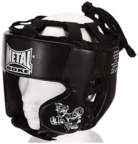 METAL BOXE mb117 Casco Mixta niño, Negro