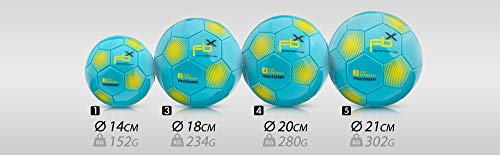 meteor Balón de Fútbol para Niños y Juventud y Adultos Tamaño 5 4 3 1 para Ejercicio Al Aire Libre Juego Entrenamiento de Football (#5, Azul)