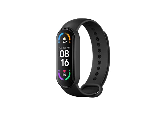 Mi Smart Band 6 NFC Pantalla Completa Amoled* 30 Modos de Entrenamiento* Monitor SpO2* Resistente al Agua hasta 50 m* Aplicación Conection Mi Wear y Mi fit