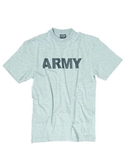 Mil-Tec Camiseta con Estampado Army (Gris/M)