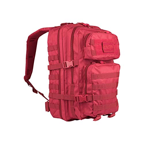 Mil-Tec EE.UU. Mochilla Assault Pack (Small/Rojo)