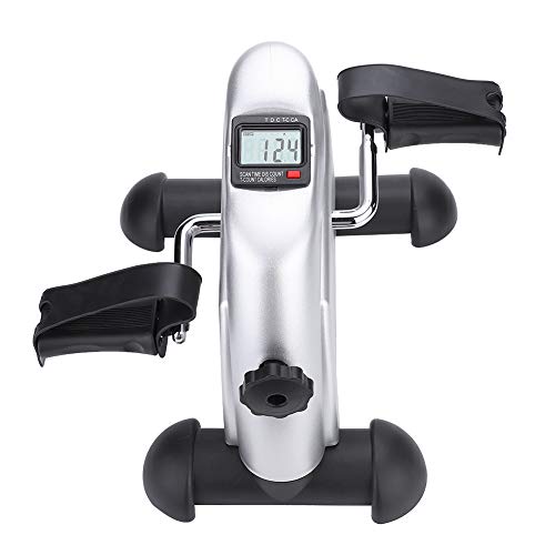 Mini Bicicleta EST¨¢Tica, Bicicleta Fitness con Monitor LCD Ajustable Resistencia Bicicleta Fitness Bicicleta Entrenamiento para Entrenamiento de Brazos y Piernas