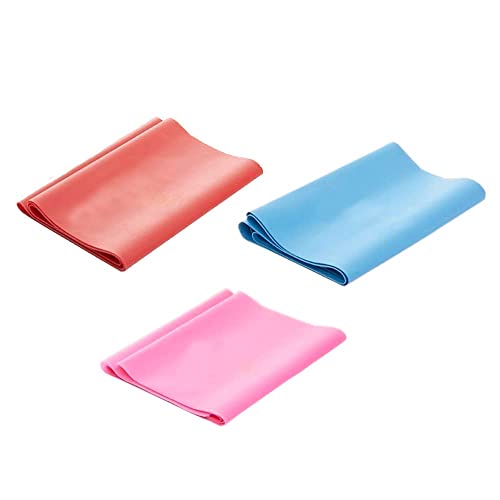 Mobiclinic, Pack de 3 Bandas elásticas para Fitness, Banda elástica de Resistencia, Gomas elásticas para musculación, Bandas de Resistencia para Yoga Pilates, Crossfit, Estiramientos