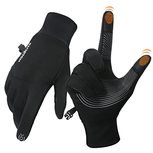 MOCOCITO Guantes Invierno Hombre Guantes Running Mujer Guantes Deportivos Guantes Ciclismo Senderismo Viajes Carrera Ciclismo Forro de Guantes Esquí Guantes de la Pantalla táctil para Smartphone