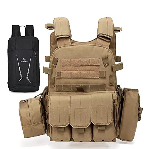 MOLLE Multifuncional Táctico Al Aire Libre Se Expande Conveniente Entrenamiento Militar Combate Ejercicios De Combinación Chaleco,B