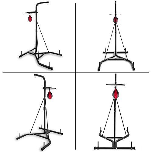 Moracle Soporte de Saco de Boxeo de Altura Ajustable Soporte Saco Boxeo Plegable Soporte para Home Fitness