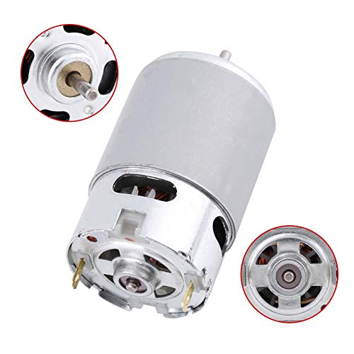 Motor RS-550 - BiuZi DC 12-24V 22000Rpm Mini motor de caja de engranajes Herramienta eléctrica en miniatura de alta velocidad Micro Motor DC Utilizado para varios taladros inalámbricos