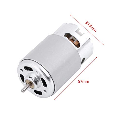 Motor RS-550 - BiuZi DC 12-24V 22000Rpm Mini motor de caja de engranajes Herramienta eléctrica en miniatura de alta velocidad Micro Motor DC Utilizado para varios taladros inalámbricos