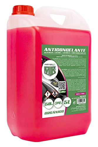 Motorkit MOT3541 Anticongelante Orgánico, Rosa, 5 Litros