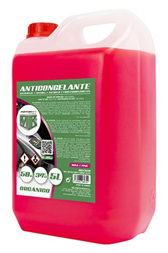 Motorkit MOT3541 Anticongelante Orgánico, Rosa, 5 Litros