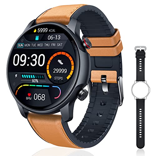 Motsfit Reloj Inteligente Hombre: Smartwatch con Pulsometro Podometro Presión Arterial Pulsera Actividad Inteligente Deportivo Impermeable Reloj Hombre para iPhone Android