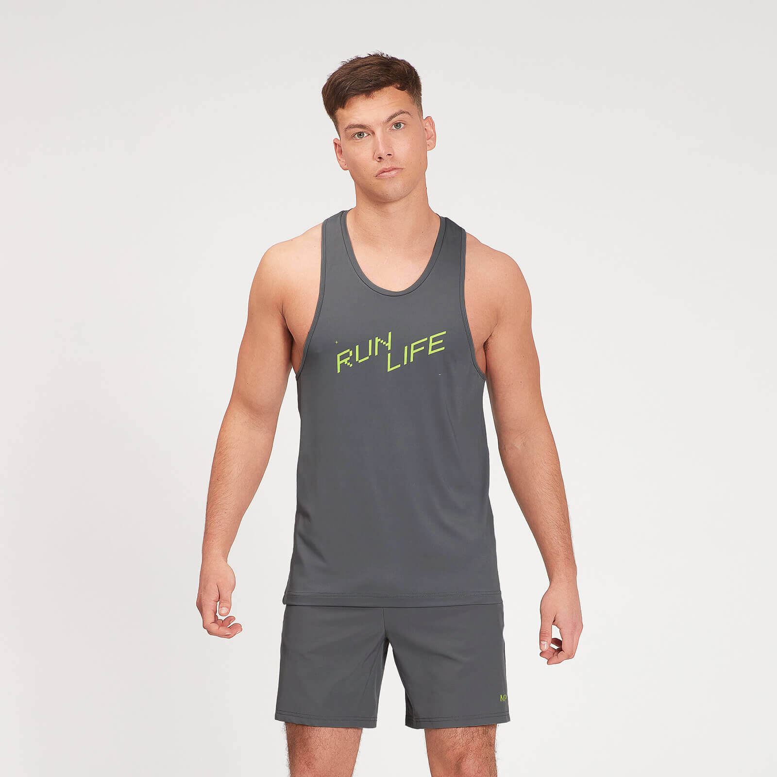 MP Men's Graphic Running Tank Top - Carbon - M