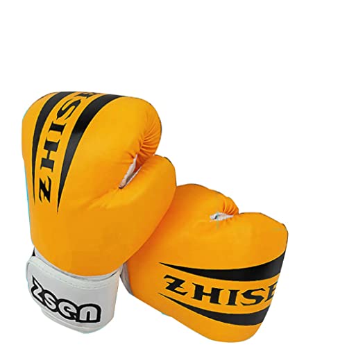 MSQNB Guantes De Boxeo para Niños, Guantes De Gama Alta para El Entrenamiento De Bolsas De Perforación De Sanda SPARRY, Flexible Y Rápido, Lucha Libre, 2-13 Años De Edad,Verde