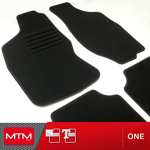 MTM Alfombrillas para Terrano II (R20) 2 Puertas Desde 1993-2006, a Medida en Velour Antideslizante One cod. 2430