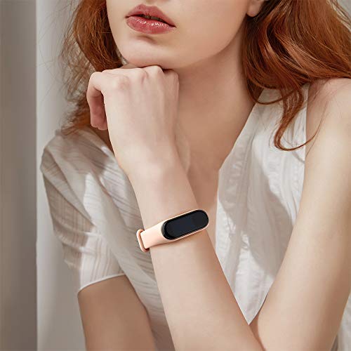 Mugust Correa Compatible con Xiaomi Mi Band 4 / Xiaomi Mi Band 3 Pulseras Silicona Reloj Recambio Coloridos para Xiaomi Mi Smart Band 4 (5 Colores-B)