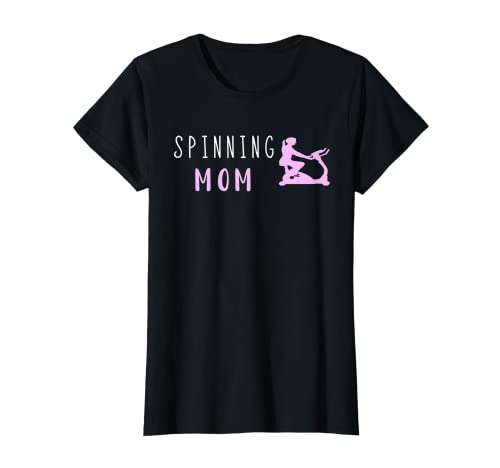 Mujer Spinning Mamá Spinning Clase Entrenamiento Interior Bicicleta Madre Camiseta