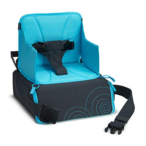 Munchkin Asiento infantil elevador portátil, azul/gris