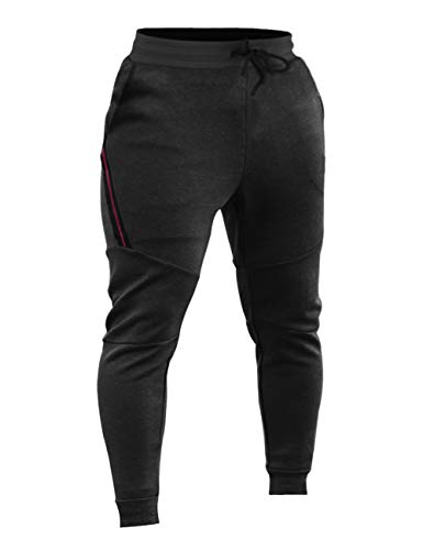 Muscle Alive Hombre Pantalones de chándal para Largos para Entrenamiento deportivode chándal Culturismo Fitness Pants