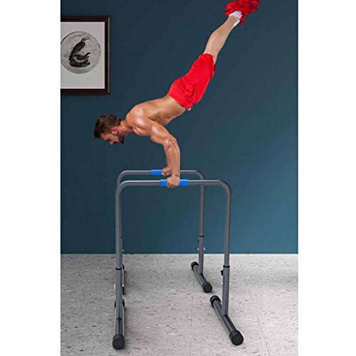 Musculación Pull-ups Split Interior del hogar Sola Barras paralelas flexión y extensión del Brazo paralelas Barras de Soporte Pull-ups aparatos de Gimnasia (Color : Black, Size : 51 * 66 * 100cm)