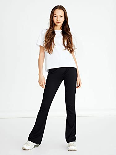 NAME IT Nlfdonna Bootcut Pant Noos Pantalones, Multicolor (Black), 152 para Niñas