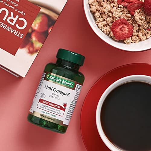 Nature's Bounty Mini Omega-3 450 mg EPA / DHA - 60 Cápsulas