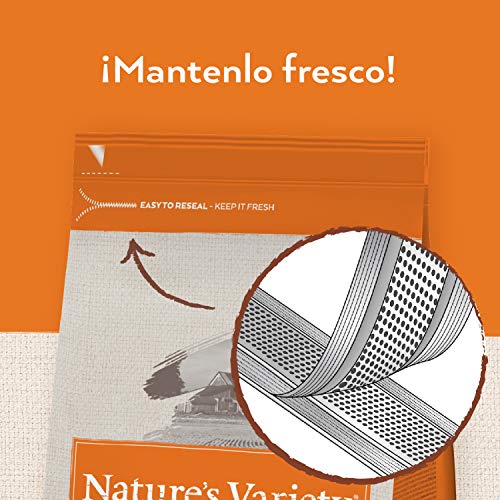 Nature's Variety Original No Grain - Pienso para perros adultos mini con salmón sin espinas 1,5 Kg