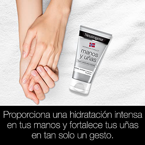 Neutrogena Crema de manos y uñas fórmula Noruega, uñas más resistentes, 75 ml