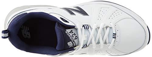 New Balance 624v5, Cross Trainer Hombre, Blanco (White), 41.5 EU