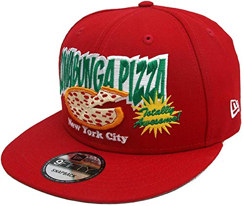 New Era Gorra con diseño de las Tortugas Ninja TMNT Pizza Scarlet 9fifty 950 OSFA Limited Edition