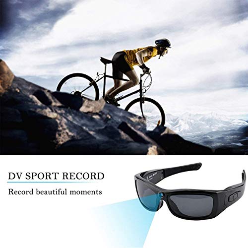 NewZexi Deportes Multifuncionales Gafas de Sol Gafas Bluetooth Cámara HD 1080P Mini DV Grabadora de Vídeo Auricular Bluetooth Reproductor de MP3 Gafas para Conducir Ciclismo Esquí Exterior Deporte