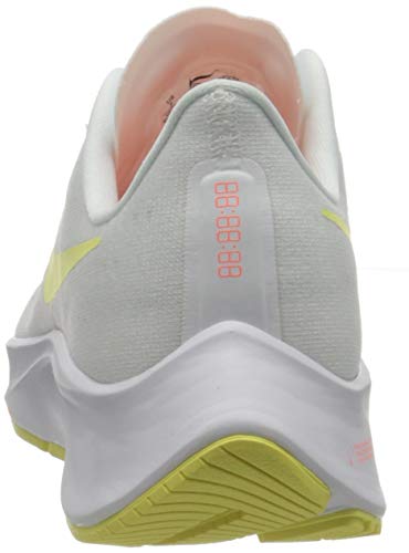 Nike Air Zoom Pegasus 37, Running Shoe Mujer, White Lt Zitron BRT Mango, 39 EU