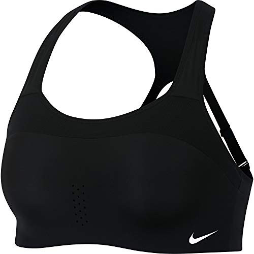 NIKE Alpha Bra Sujetador de Deporte, Mujer, Black/White, MA-C