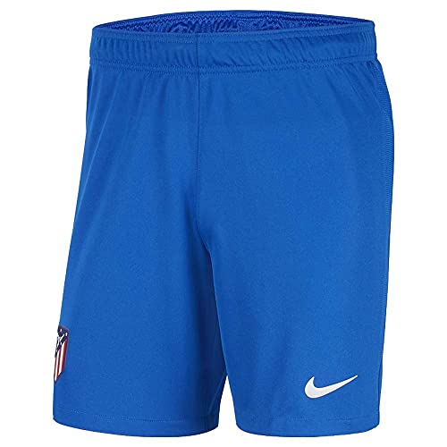 Nike - Atlético de Madrid Temporada 2021/22 Pantalón Corto Primera Equipación Equipación de Juego, M, Hombre