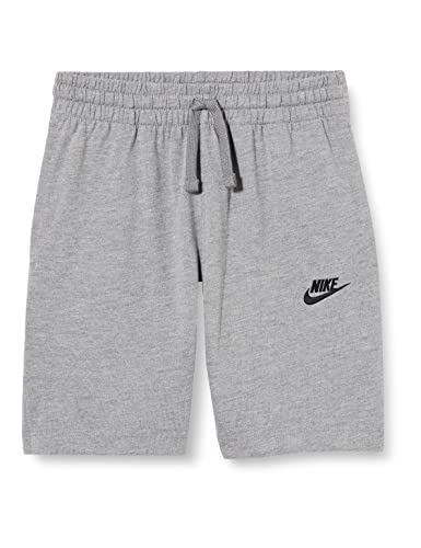 NIKE B NSW Short JSY AA Shorts, Carbon Heather/Black/Black, M Boys