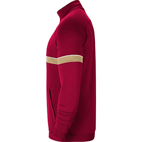 NIKE Chaqueta de Entrenamiento Academy 21 Knit Track para Hombre, Color Rojo/Blanco, Talla XXL