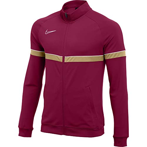 NIKE Chaqueta de Entrenamiento Academy 21 Knit Track para Hombre, Color Rojo/Blanco, Talla XXL