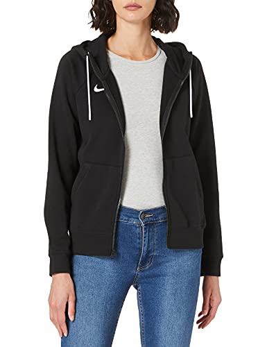 NIKE CW6955 W NK FLC PARK20 FZ Hoodie Sweatshirt Women's Black/White/White XS