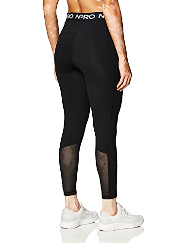 NIKE DA0483-013 W NP 365 Tight 7/8 HI Rise Leggings Womens Black/(White) XL