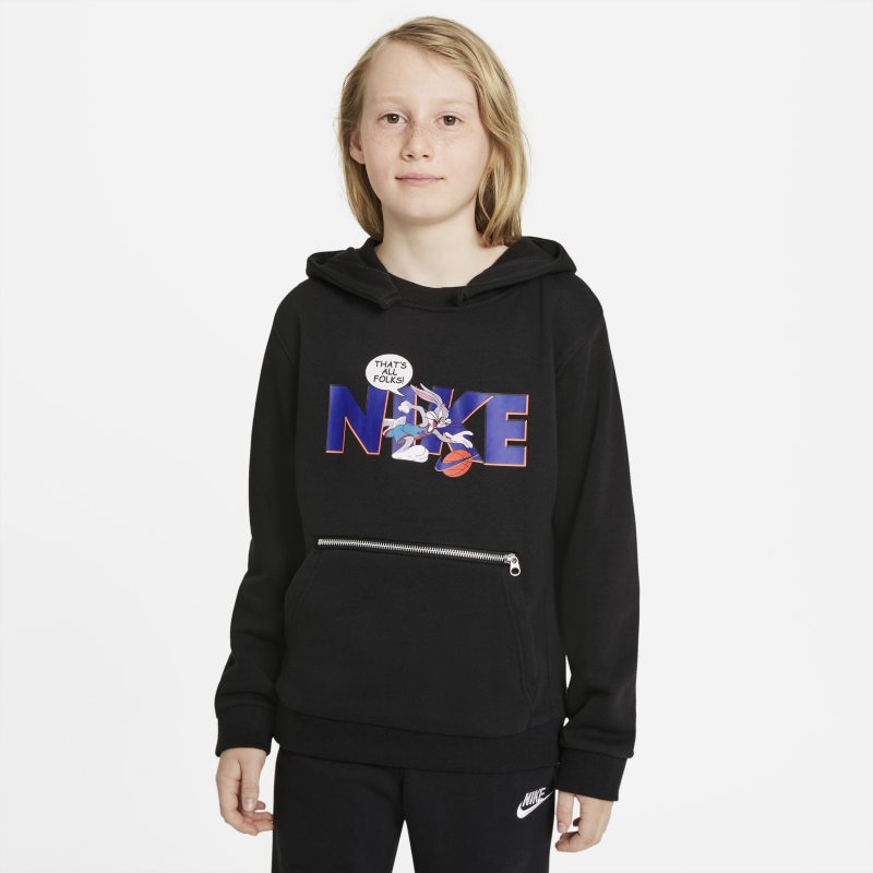 Nike Dri-FIT x Space Jam: A New Legacy Sudadera con capucha - Niño/a - Negro