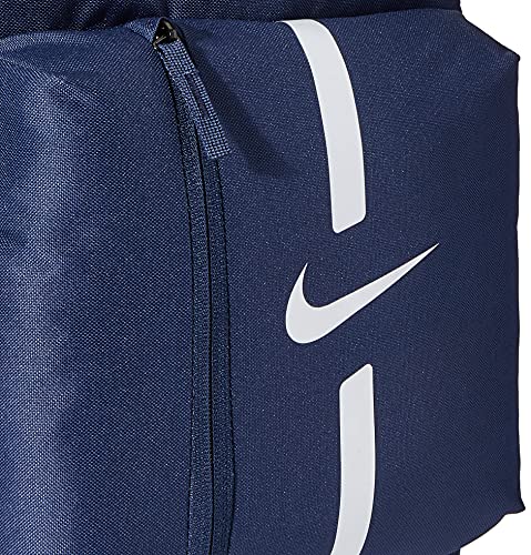 NIKE Equipo de Academia Mochila, Unisex-Juvenil, Azul Marino Medianoche/Negro/Blanco, MISC