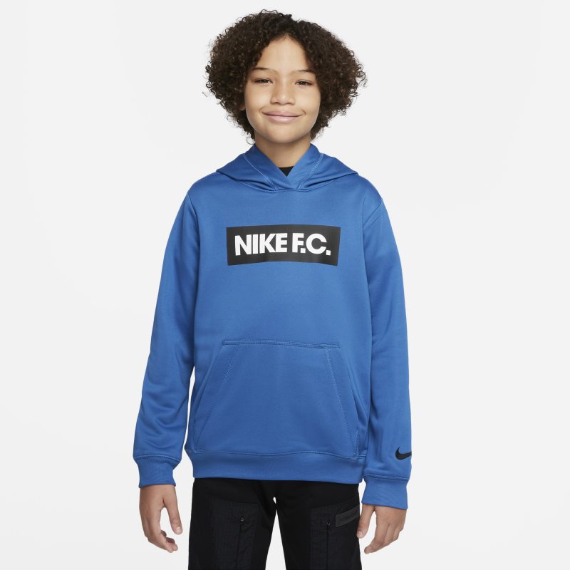 Nike F.C. Sudadera con capucha de fútbol - Niño/a - Azul